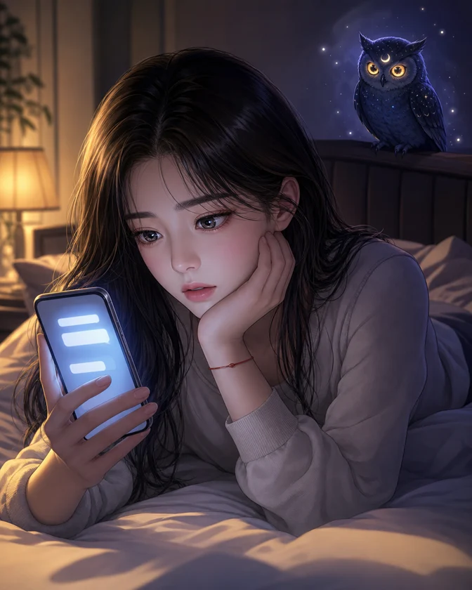 속마음 사주 일러스트